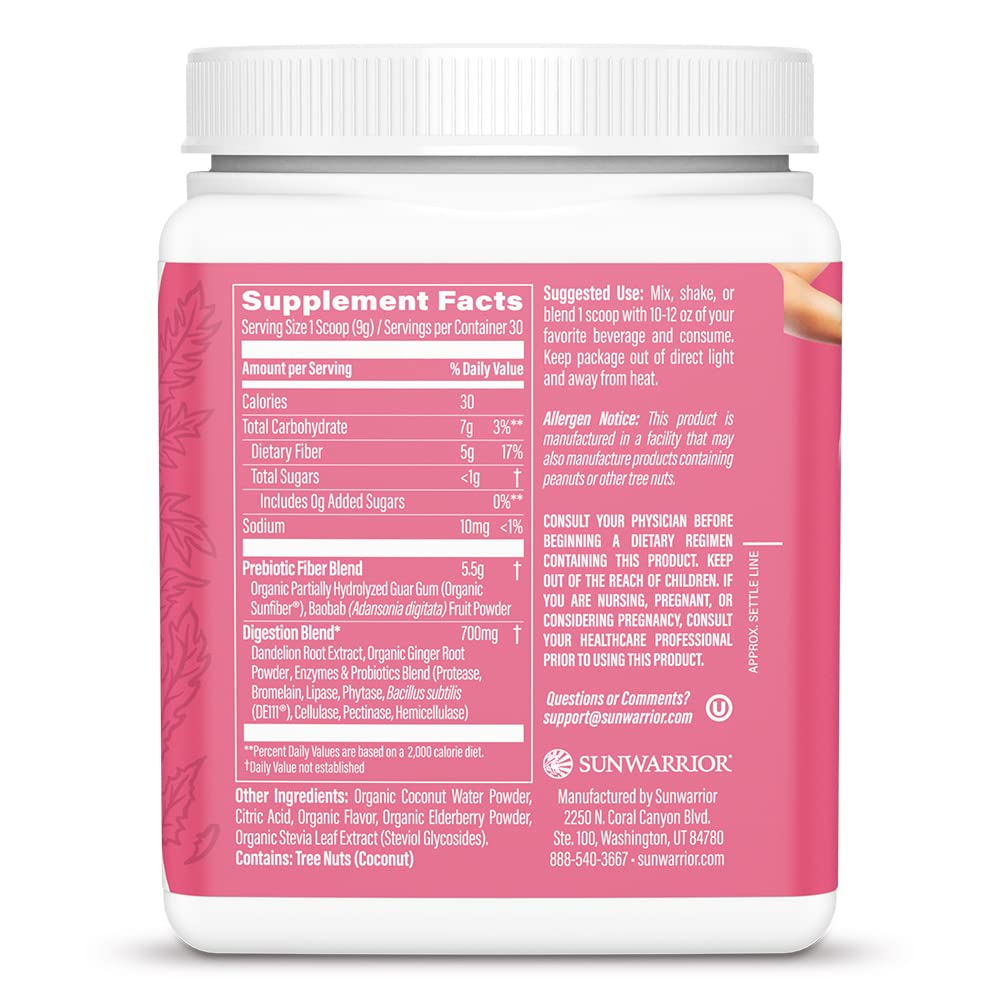 Cuillère doseuse Sunwarrior Shape Core Cleanser avec poudre pratique.