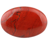 SUNYIK jaspe rouge - pierre palmaire polie avec surface irrégulière et motifs naturels
