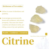 SUNYIK pierres-chip citrine petit 0-5 cm, décor élégant et énergie positive