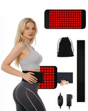 La ceinture Suokeay montre sa thérapie lumière rouge et infrarouge pour soulager les tensions.