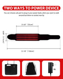 LEDs haute intensité Suokeay 850nm et 660nm pour une couverture efficace.