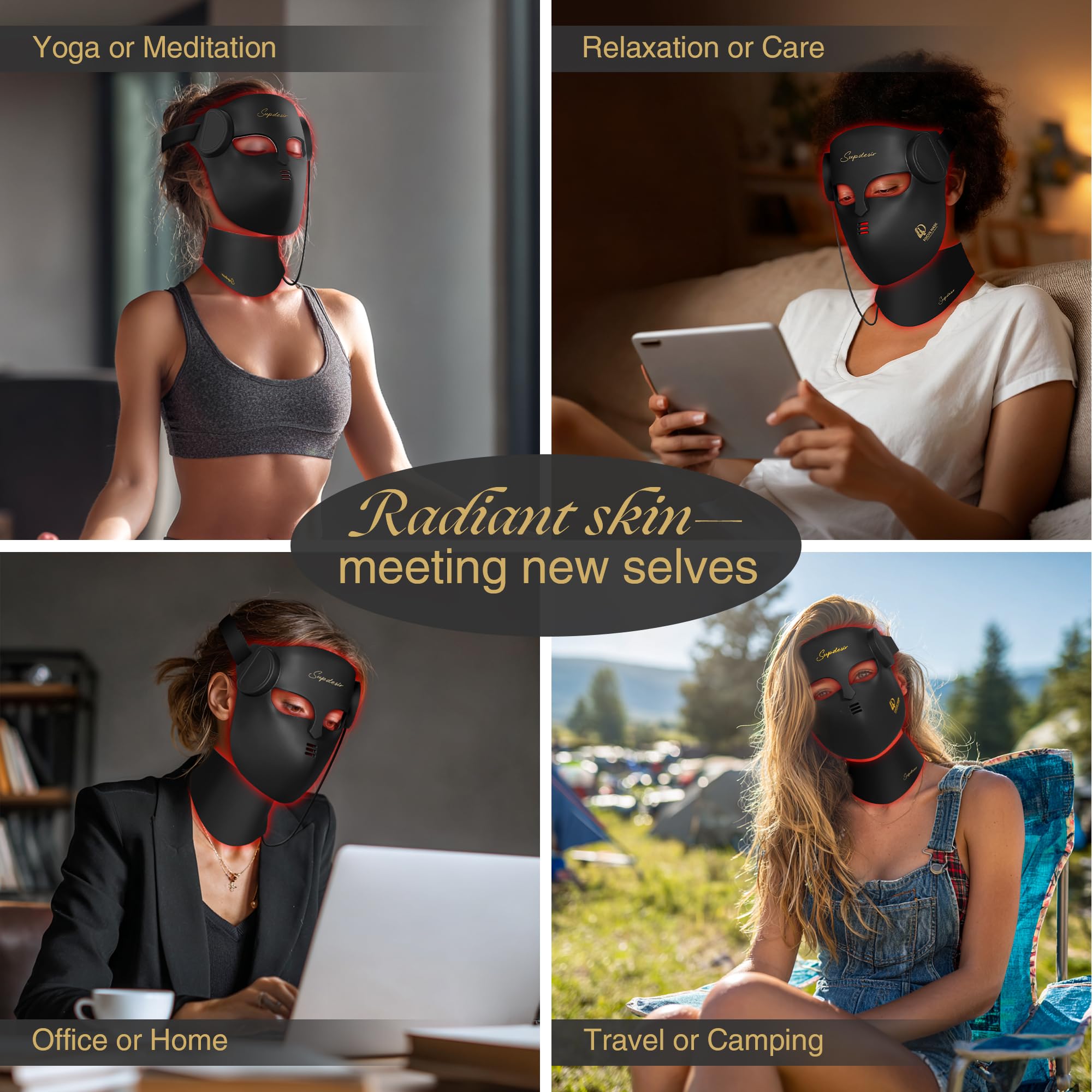 SUPDESIR lumière blanche séance complète pour la peau au quotidien