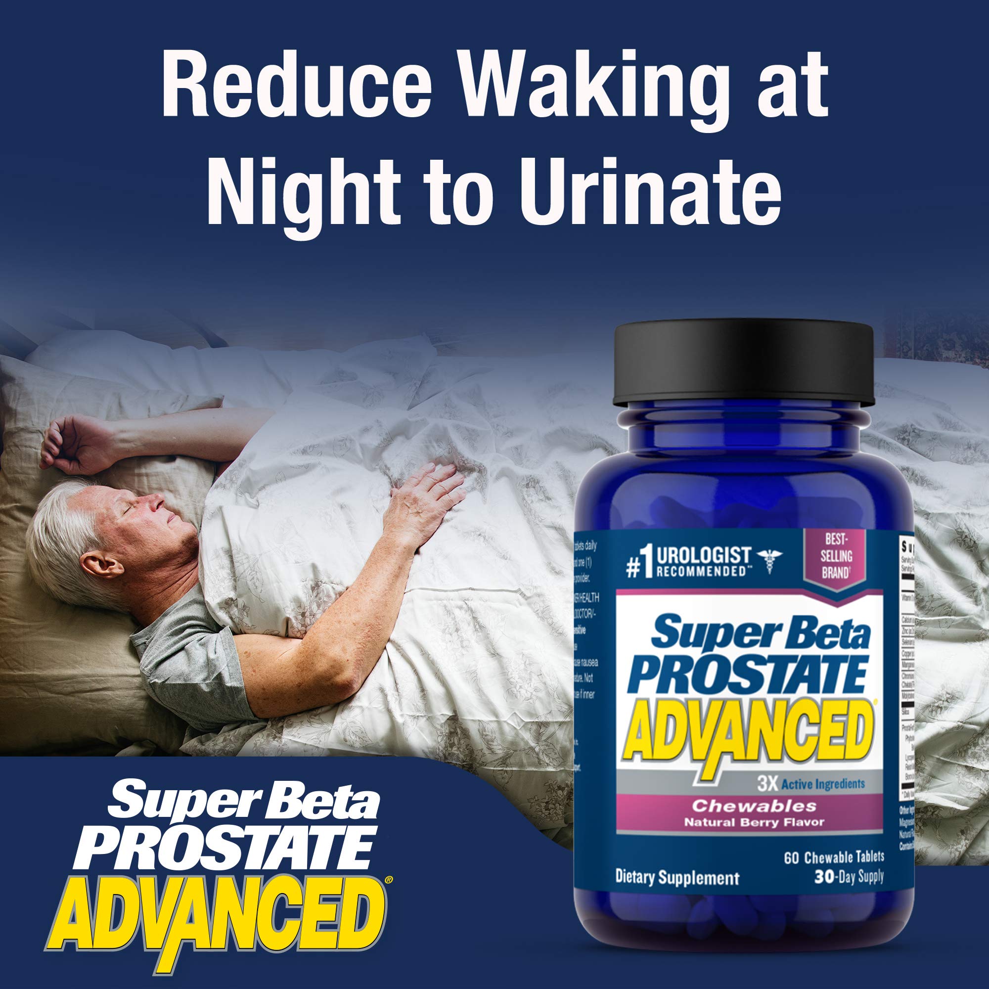 Homme actif intègre SUPER BETA PROSTATE Advanced dans sa routine