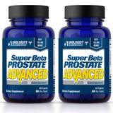 Super Beta Prostate Advanced – Bouteille face, soutien prostatique et confort quotidien.