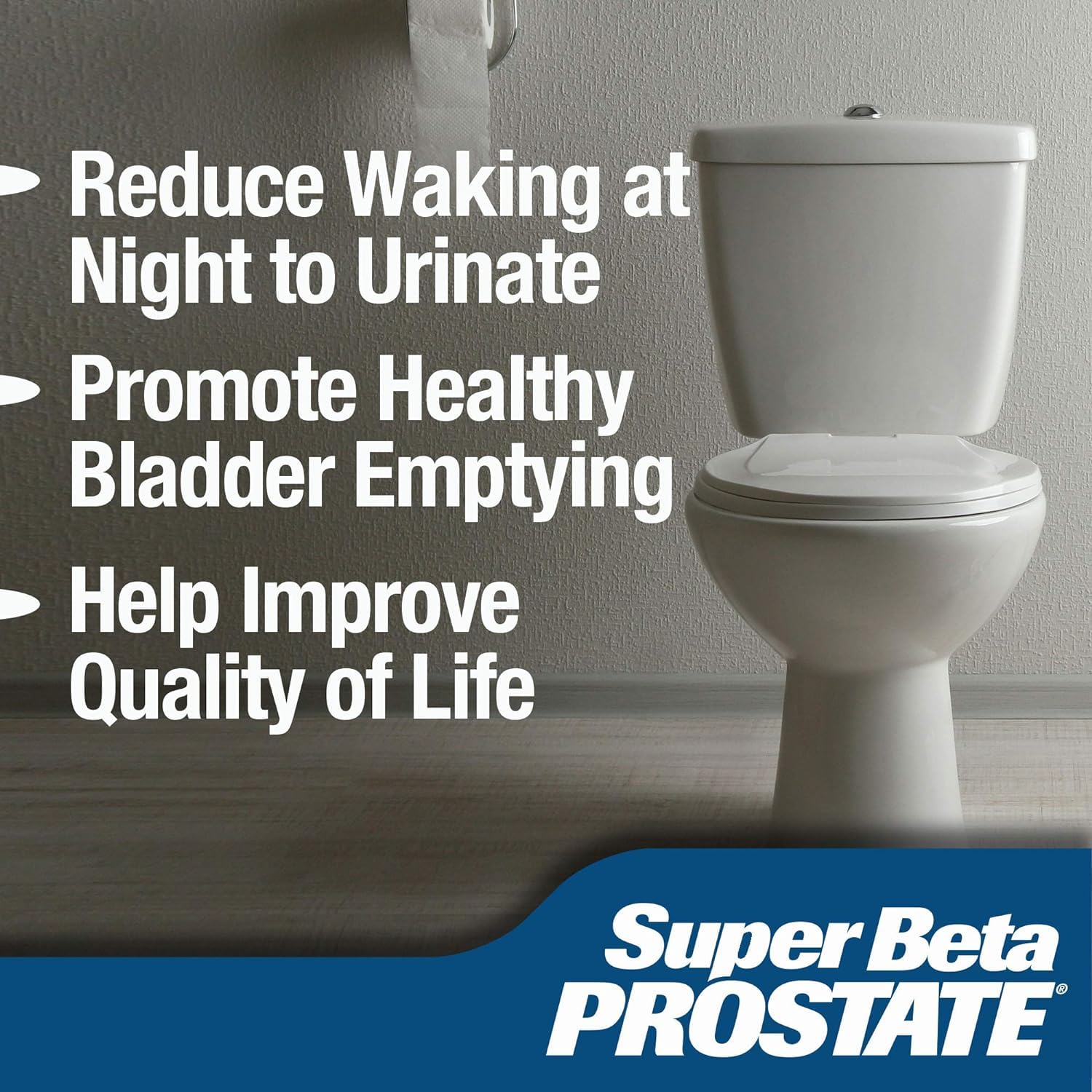 SUPER BETA PROSTATE – composition beta-sitosterol, soutien potentiel des envies d'uriner.