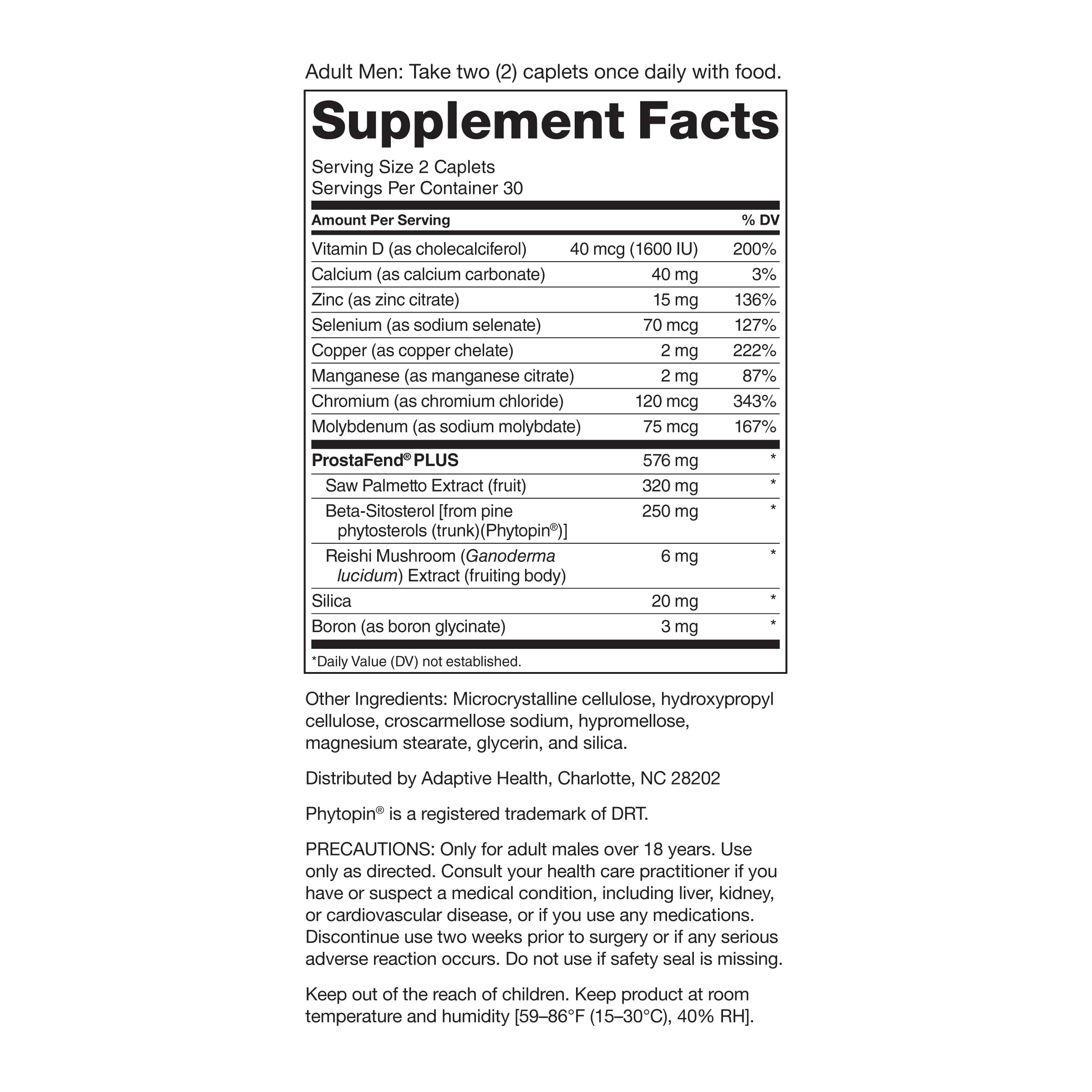 SUPER BETA PROSTATE zinc oxyde et sélénium pour une routine équilibrée.
