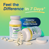 Super Joint Support – étiquette et ingrédients, glucosamine et minéraux essentiels.