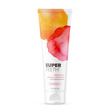 Dentifrice SuperTeeth prébiotique fraises dans un tube, pour une bouche équilibrée