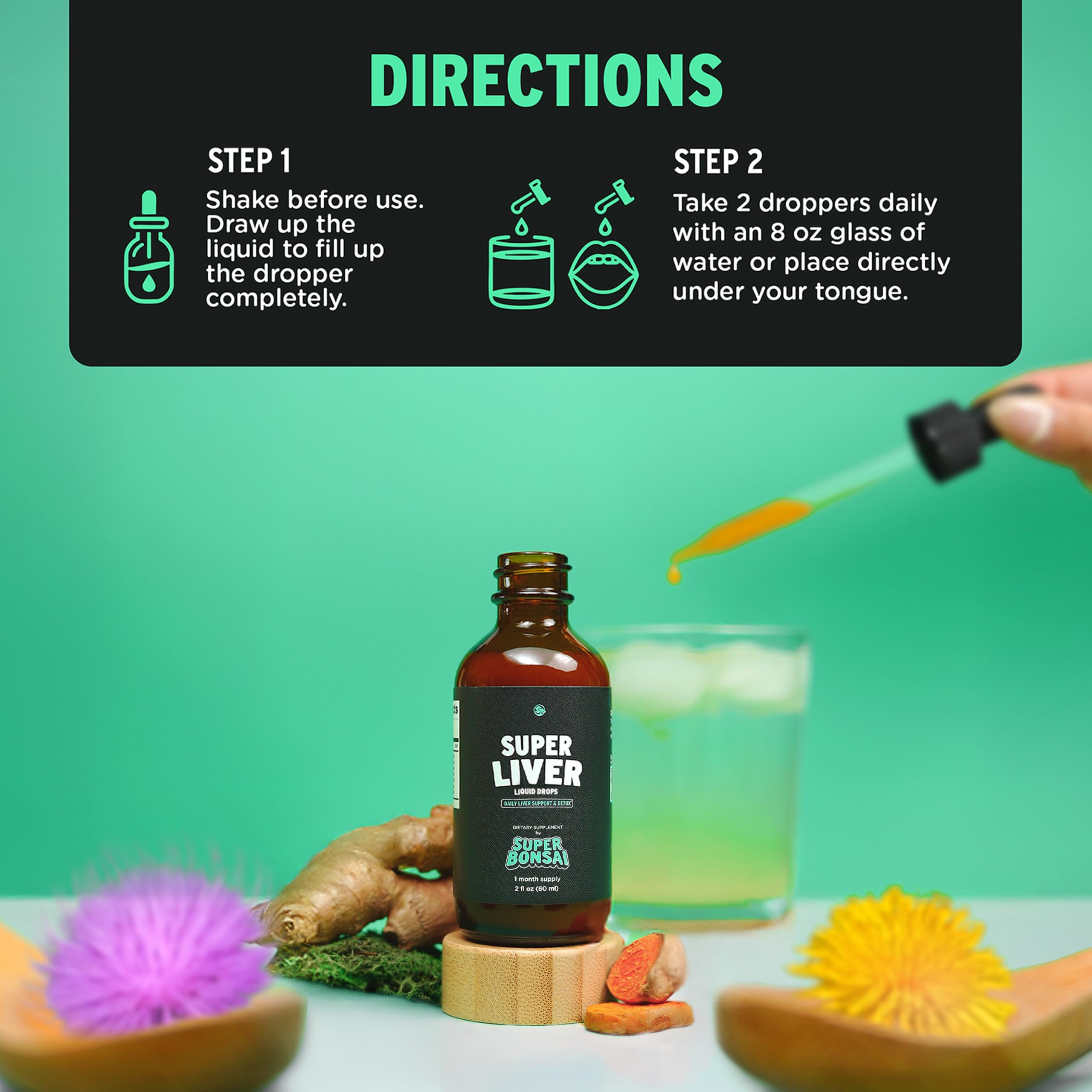 Super Liver – formule liquide facile à boire, texture douce et agréable.