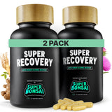 SuperBonsai Super Recovery, bouteille de capsules prête à revitaliser votre matinée naturellement.
