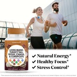 Mélange champignons et guimauve de Superfood MD, capsules faciles à prendre.