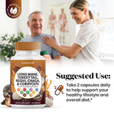 Étiquette claire de Superfood MD, ingrédients et usage.
