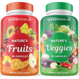 Superfood MD Fruits et Légumes – bouteille du complément naturel pour un apport quotidien pratique.