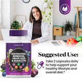 Superfood MD N-acetyl-cysteine: capsules simples pour soutien antioxydant potentiel.