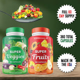 Plus de 30 fruits et légumes dans Superfood MD pour diversifier l’apport.