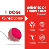 Bouteille Tonik Rouge SUPERGREEN TONIK et emballage clair