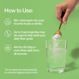 Supergut fibre pour mode de vie actif, sachets faciles à emporter.