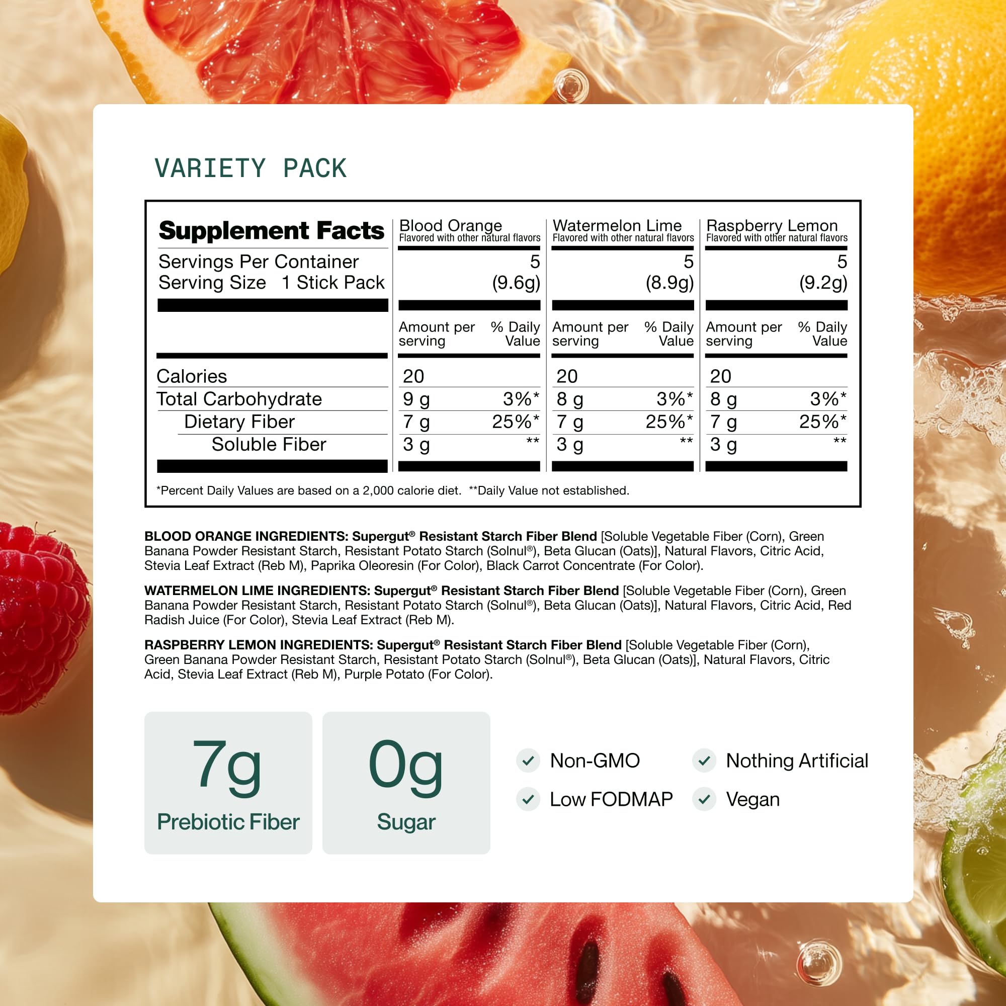 Supergut GLP1 Daily Support — boisson prête à être mélangée dans l'eau