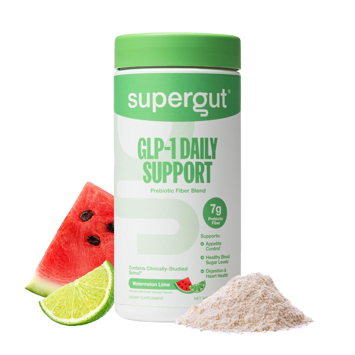 Bouteille Supergut GLP1 Daily Support prête à l’emploi, pour soutenir la satiété.