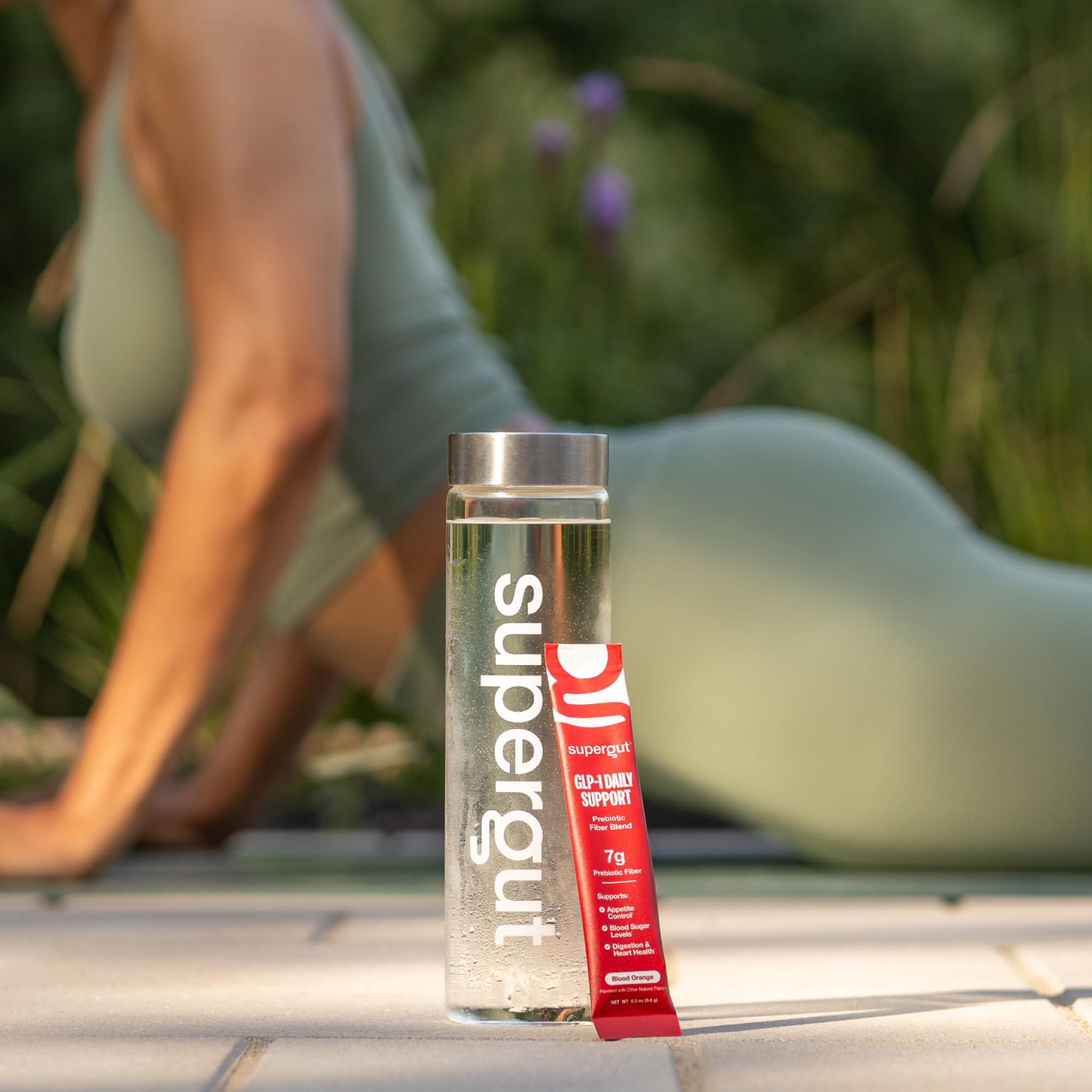 Supergut GLP1 Daily Support — étiquette nutritionnelle claire sur le paquet