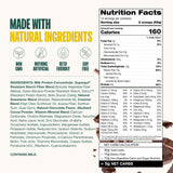Shake prébiotique Supergut prêt à boire pour le petit-déjeuner ou une collation.
