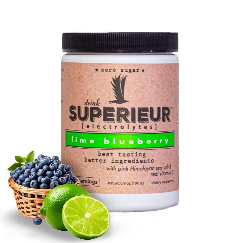 Boîte Superieur Electrolytes 70 portions, hydratation pratique au quotidien.