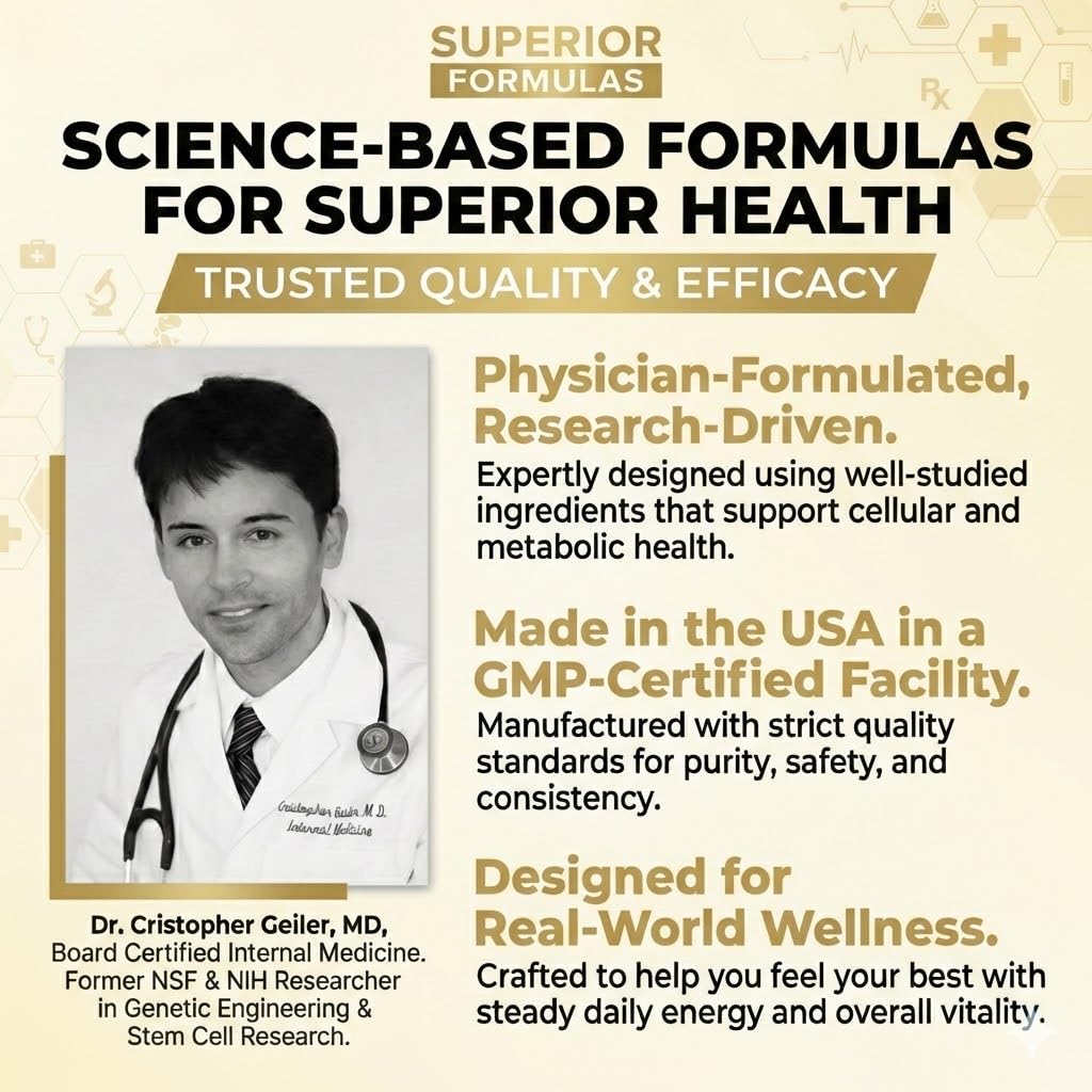 Capsules Superior Formulas LLC prêtes à l’emploi, prise matinale avec le petit-déjeuner