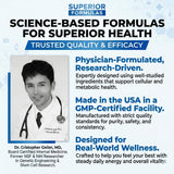 Superior Formulas NRF2 Activator : capsules faciles à prendre pour énergie durable.