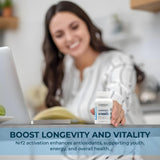 Superior Formulas NRF2 Activator : usage quotidien simple pour soutenir la vitalité.