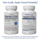 Magnésium citrate Superior Labs 200 mg — gélules végétales faciles à intégrer au quotidien