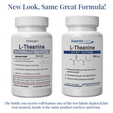 Gros plan sur la capsule Theanine de Superior Labs, soutien potentiel au focus sans somnolence.