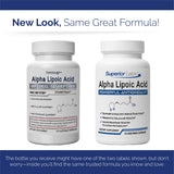 Utilisation quotidienne Alpha Lipoïque 600 mg par Superior Labs, support potentiel de bien-être.