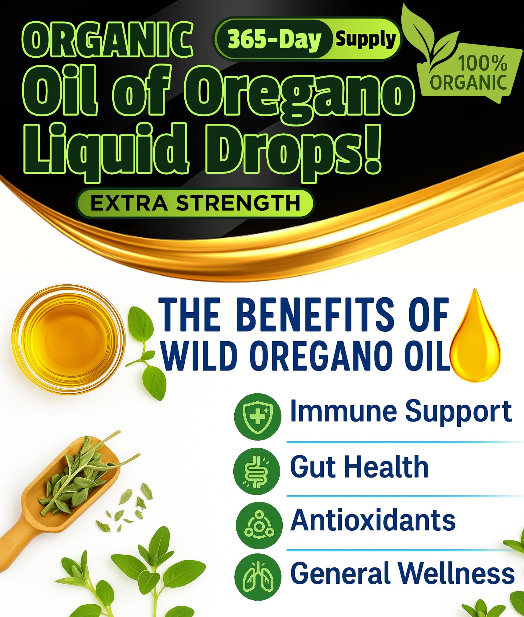 SUPERIOR OREGANO OIL X935 - Dose quotidienne unique pour simplicité d’utilisation.