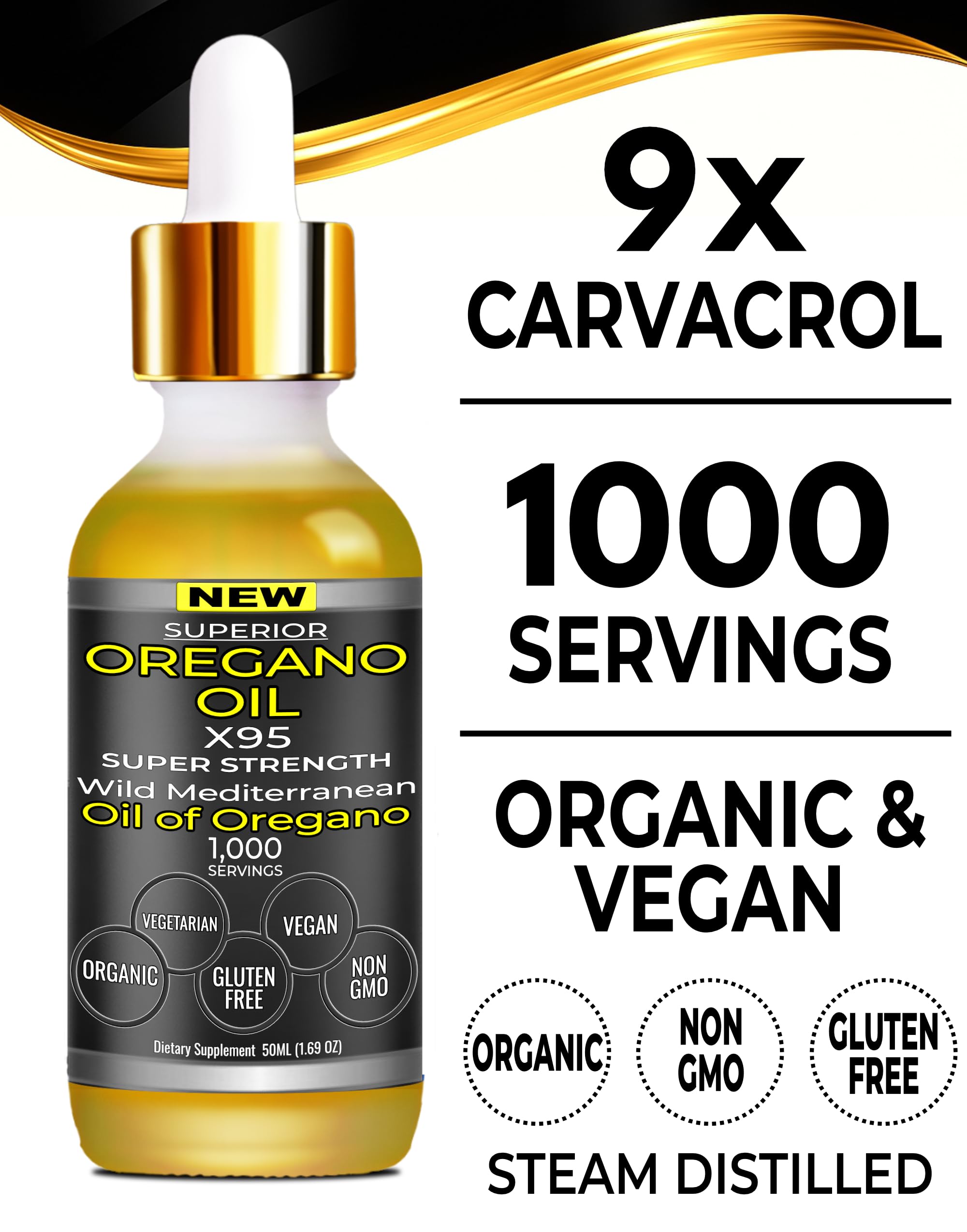 SUPERIOR OREGANO OIL X935 - Emballage pratique et approvisionnement sur 12 mois.