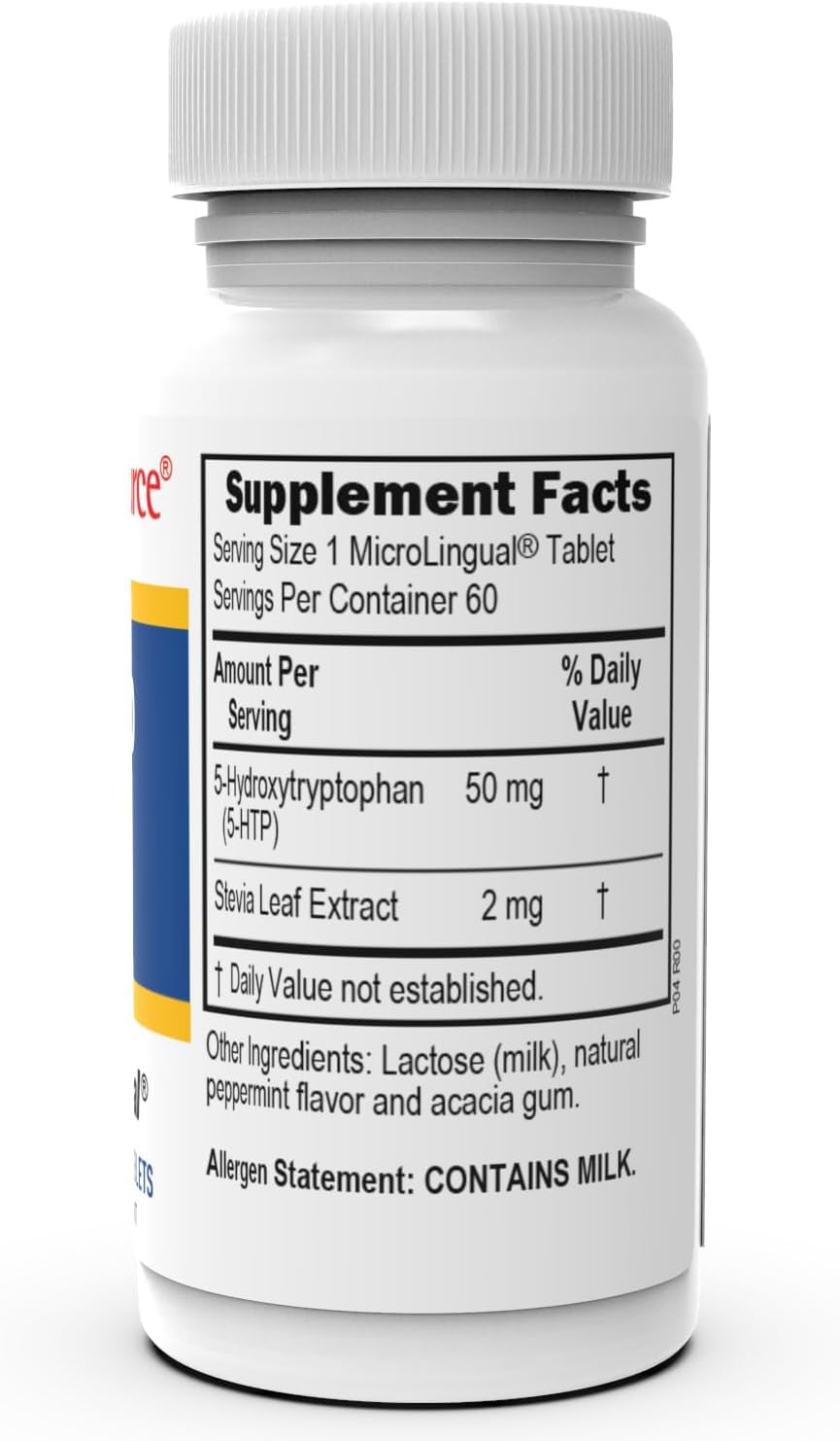 Tablette Sublinguale Superior Source 5-HTP favorisant absorption rapide.