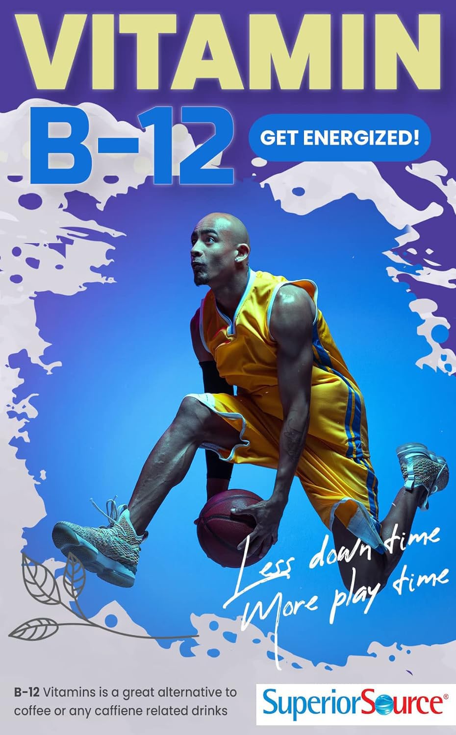 Set de produits Superior Source B12 prêt à soutenir le bien-être quotidien.