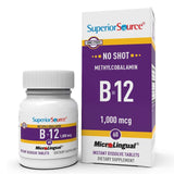 Tablettes Sublinguales B12 Superior Source absorption rapide
