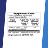 Superior Source Bebe D3 — tablette microlinguale, soutien immunitaire quotidien sans sucre.