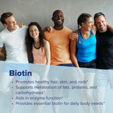 Biotine sans OGM et sans gluten pour une routine propre.