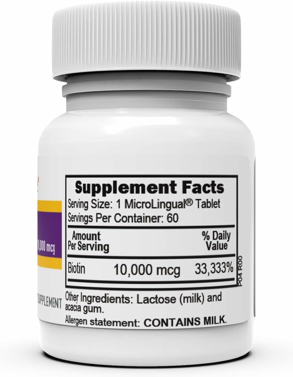 Biotine 10 mg par tablette Superior Source, dosage précis pour cheveux et ongles
