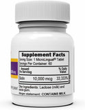Biotine 10 mg par tablette Superior Source, dosage précis pour cheveux et ongles