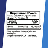 Boîte Superior Source Biotine 60 tablettes, format pratique pour routine quotidienne