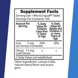 Tablette ferreux fumarate 5 mg: dosage doux pour les jeunes enfants.