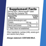 Absorption rapide sous la langue avec GABA Superior Source.