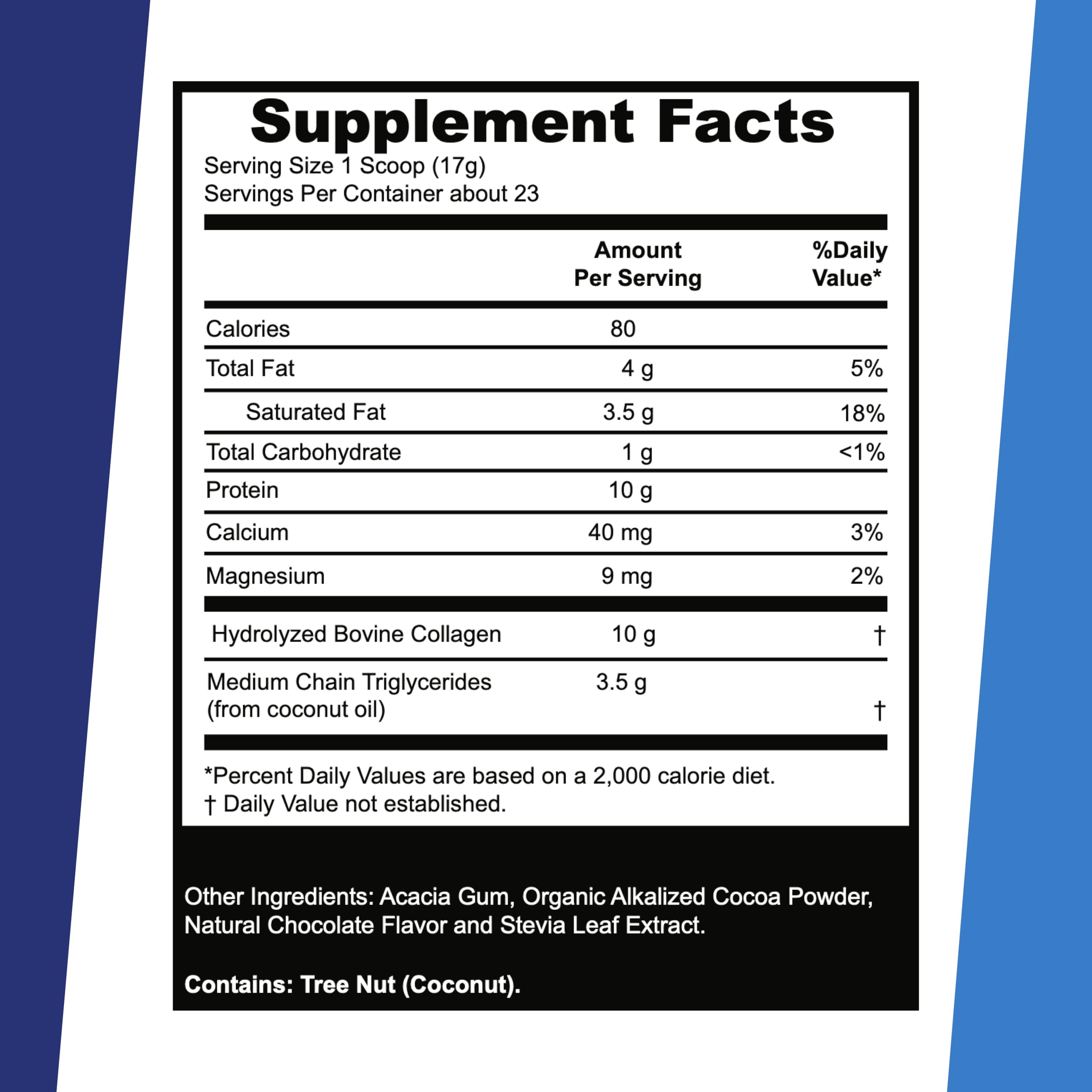 Keto Collagen Superior Source avec huile MCT dans un shaker, énergie soutenue
