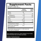 Keto Collagen Superior Source avec huile MCT dans un shaker, énergie soutenue