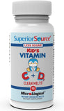 Superior Source Kid's Clean Melts sans sucre ajouté, idéal pour un apport quotidien.