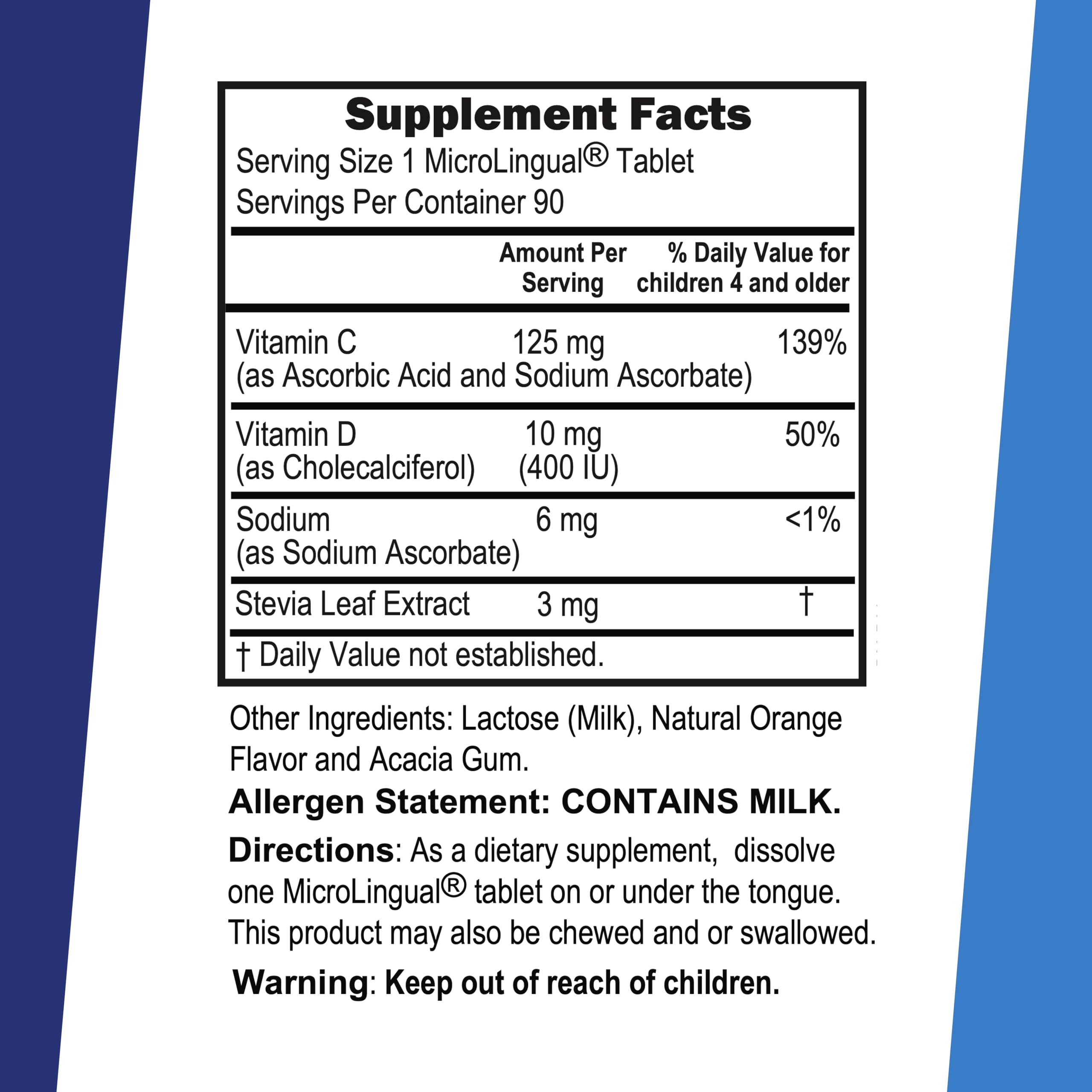 Superior Source Kids Clean Melts tablettes sublinguales, dissolution rapide pour les petites bouches.