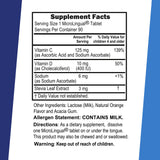 Superior Source Kids Clean Melts tablettes sublinguales, dissolution rapide pour les petites bouches.