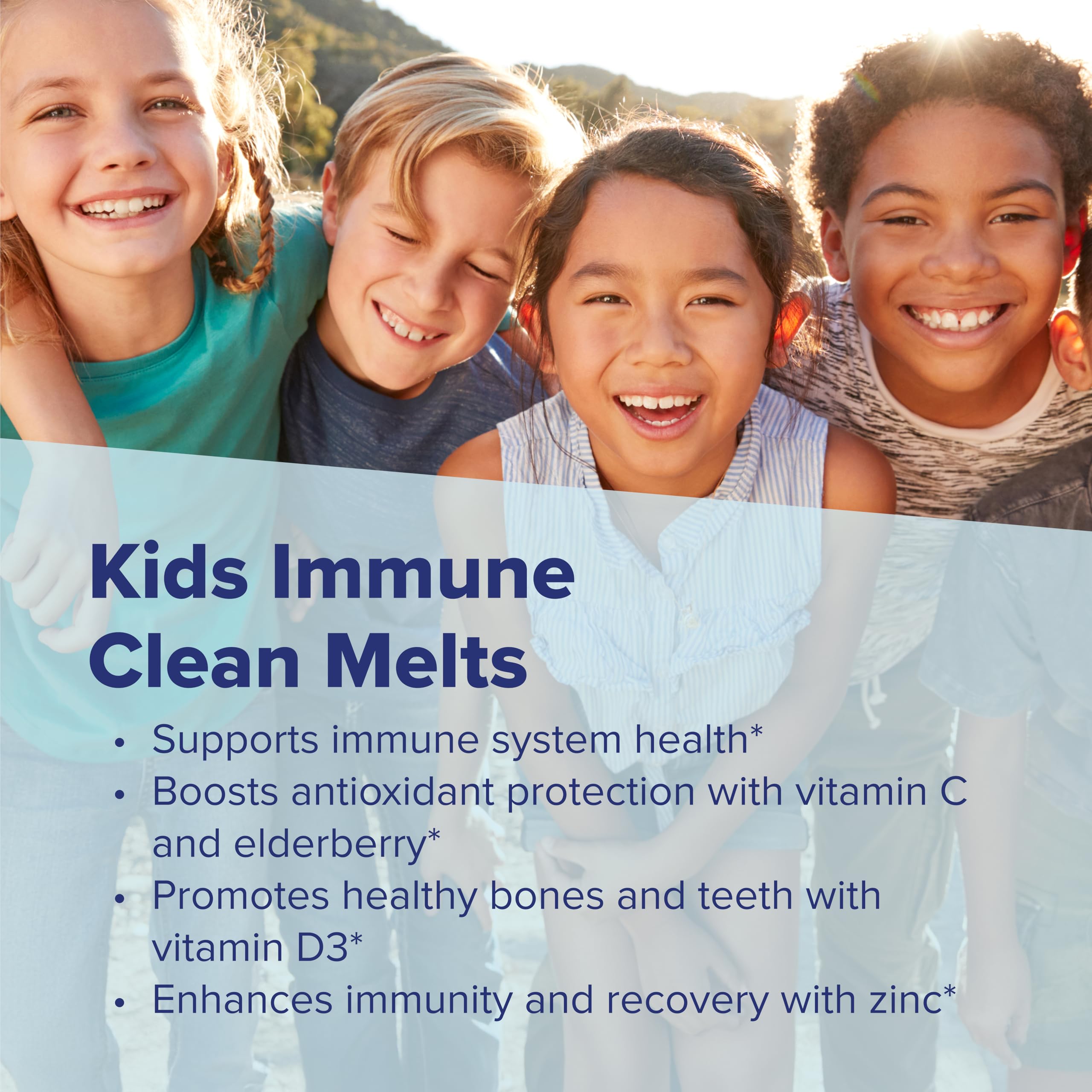 Étiquette sans OGM sur le produit Superior Source Immunity Clean Melts